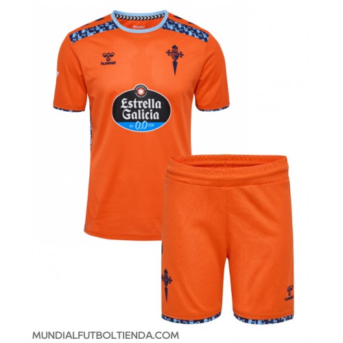 Camiseta Celta Vigo Tercera Equipación Replica 2024-25 para niños mangas cortas (+ Pantalones cortos)